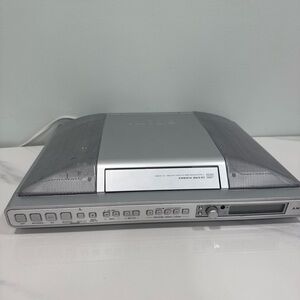 Sony Gray Portable CD Player with Silver Accents